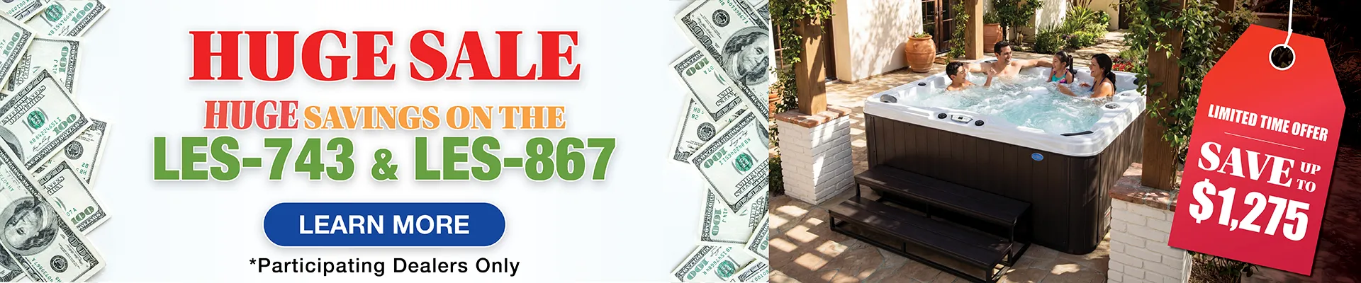 Calspas hot tub being used in a family setting - Flagstaff